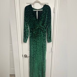 Runway GUCCI Leopard velvet gown